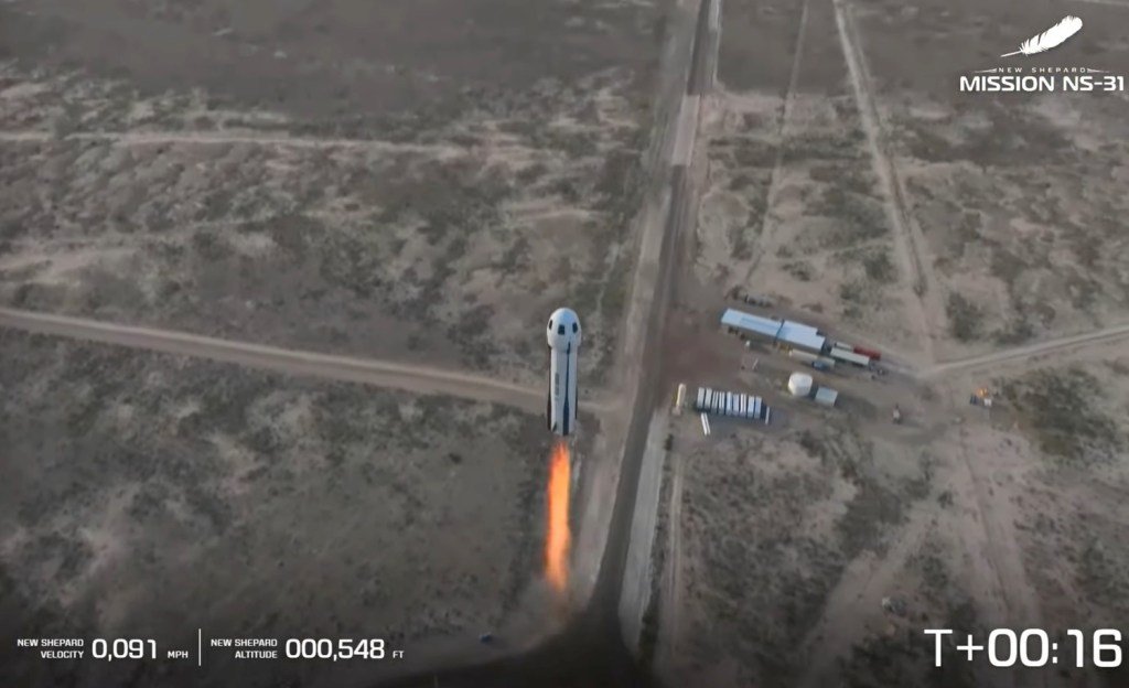 NS-31 liftoff